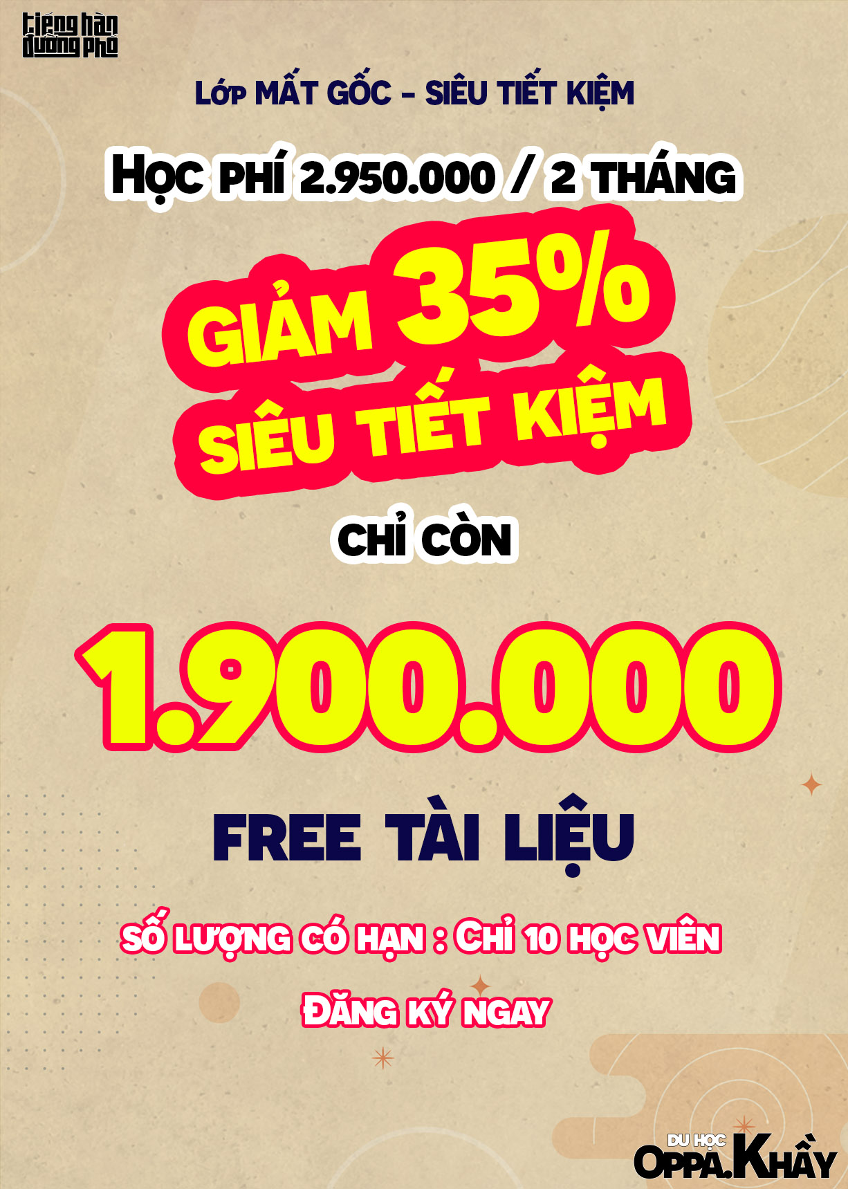 Lịch học SIÊU TIẾT KIỆM