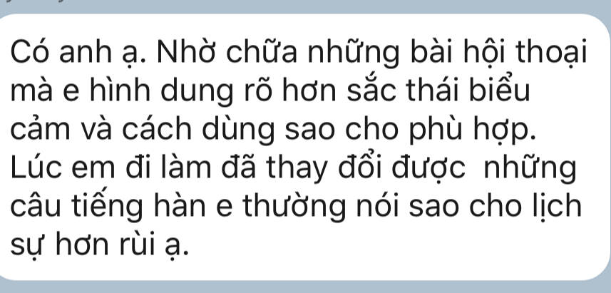 Ảnh review học viên 2