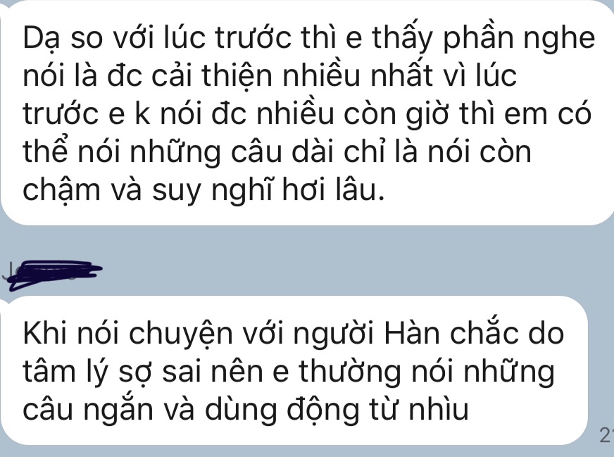 Ảnh review học viên 3