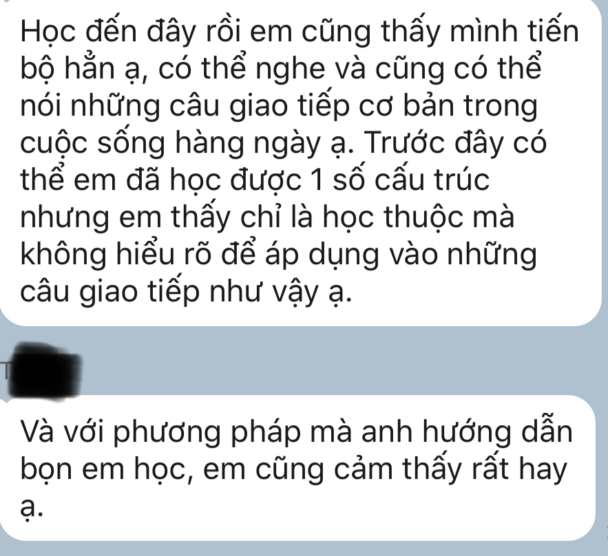 Ảnh review học viên 4