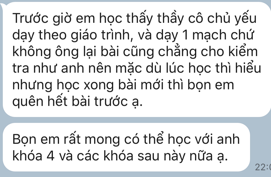 Ảnh review học viên 5