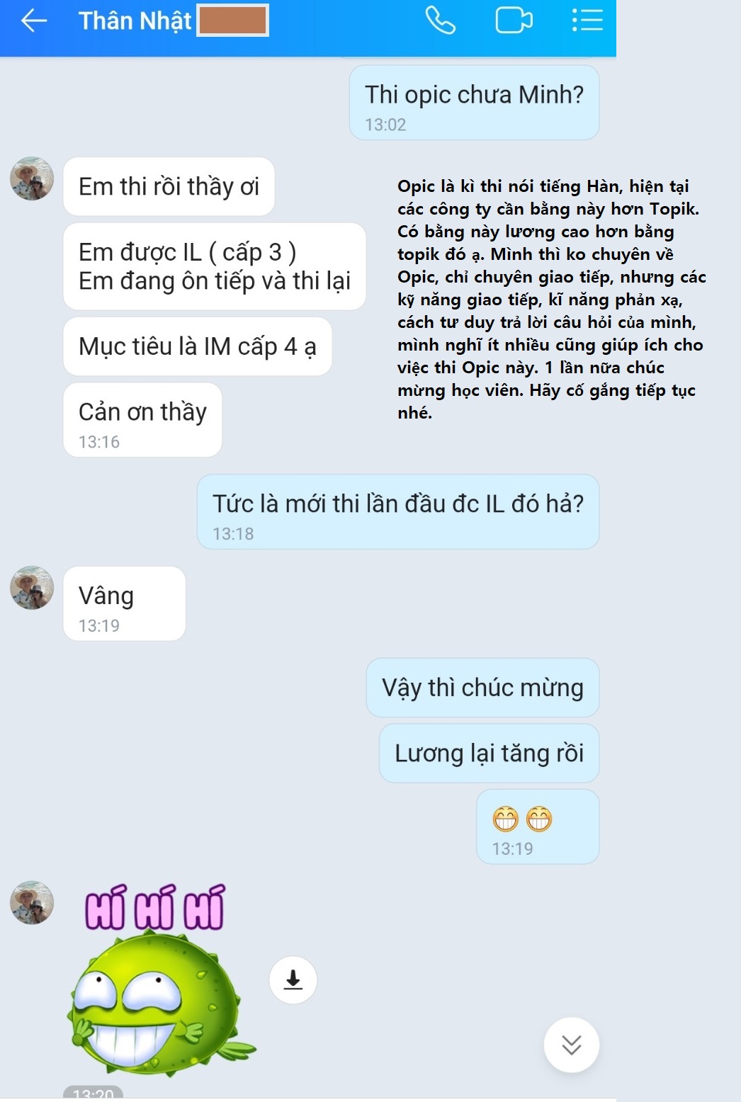 Ảnh review học viên 10